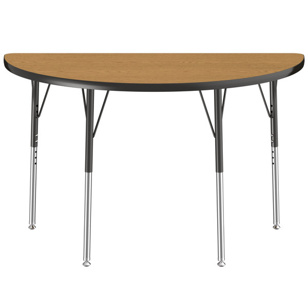 Factory Direct Partners TMold Adjustable Height HalfCircle Student